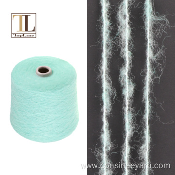 Topline brushed mercerized merino wool blend yak yarn